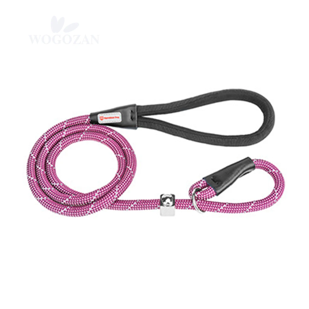 Chain Strap Outdoor Rope Rubber Durable Walking Ropes Lead With Hook Training Leash Pet Dog Collars Leash