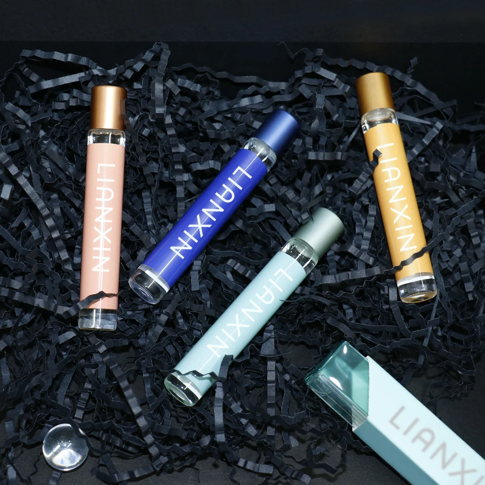 Custom Small Roll On Bottle With Plastic Ball  10 ml Perfume Roller Bottles 10ml Essential Oils