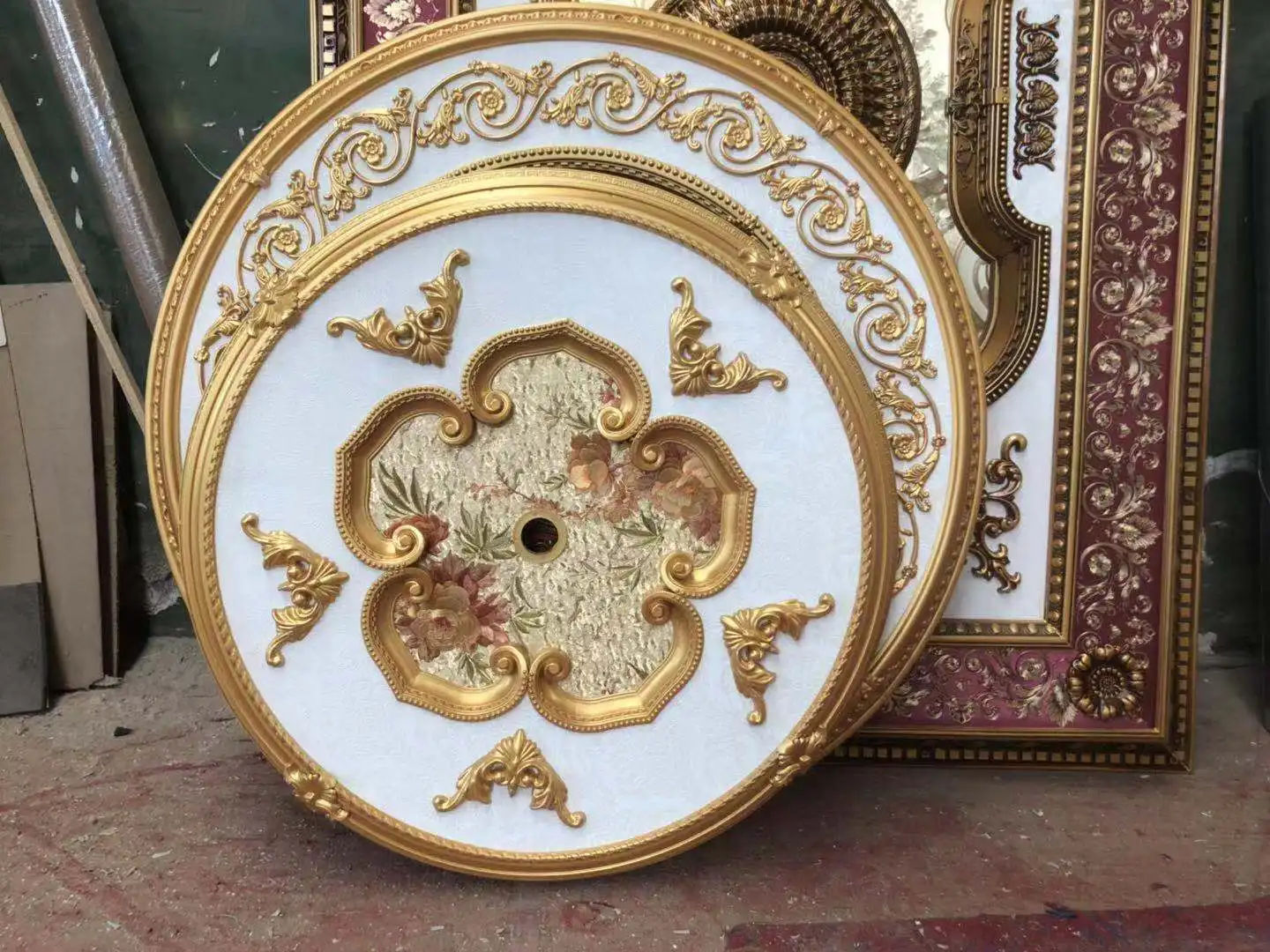 Types of ceiling board material cheap modern ceiling lightsl false PS artistic ceiling