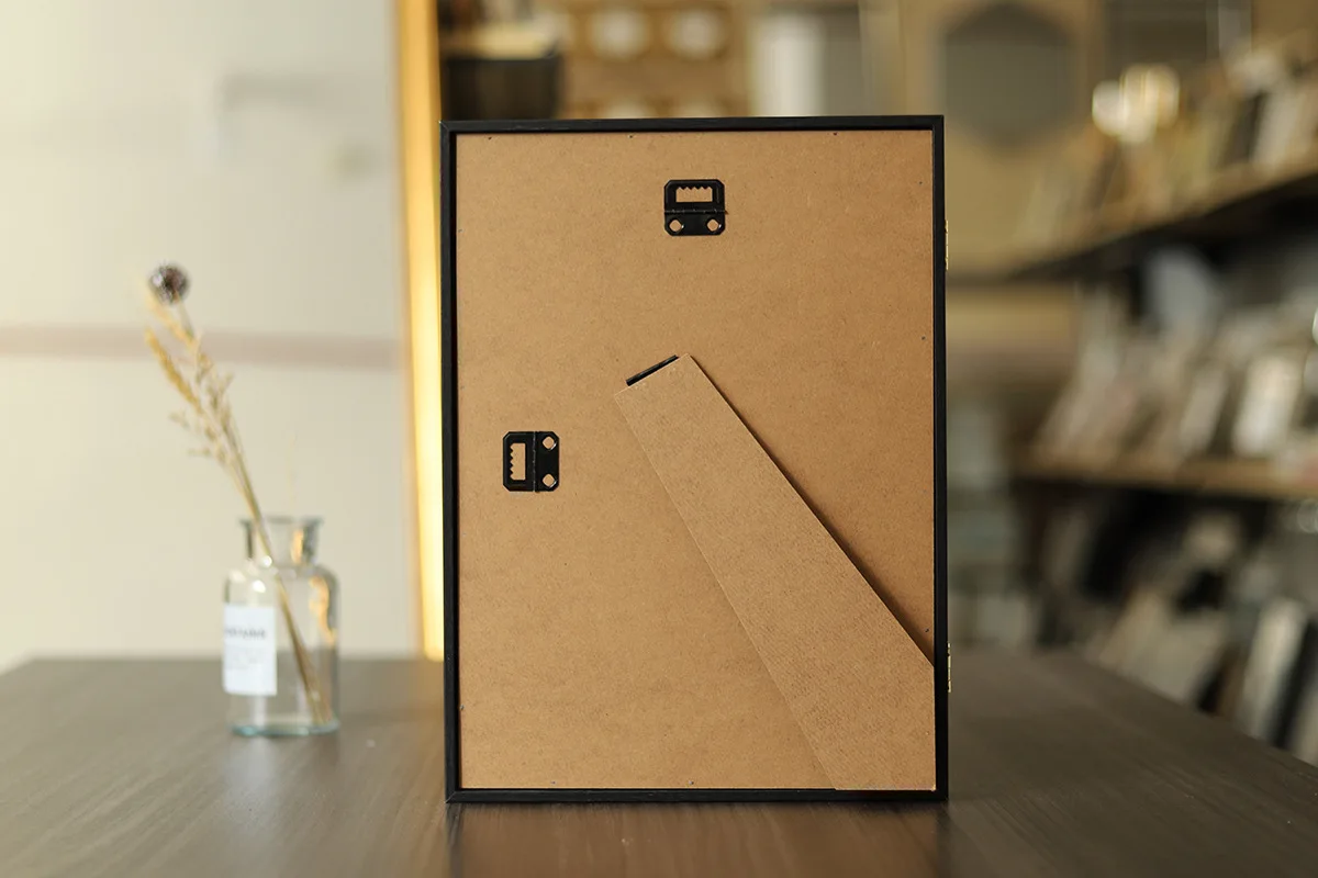 BSCI Factory Customized Home Decorative A4 Size Wood Photo Frame Kids Art Frame Kids Artwork Picture Frame