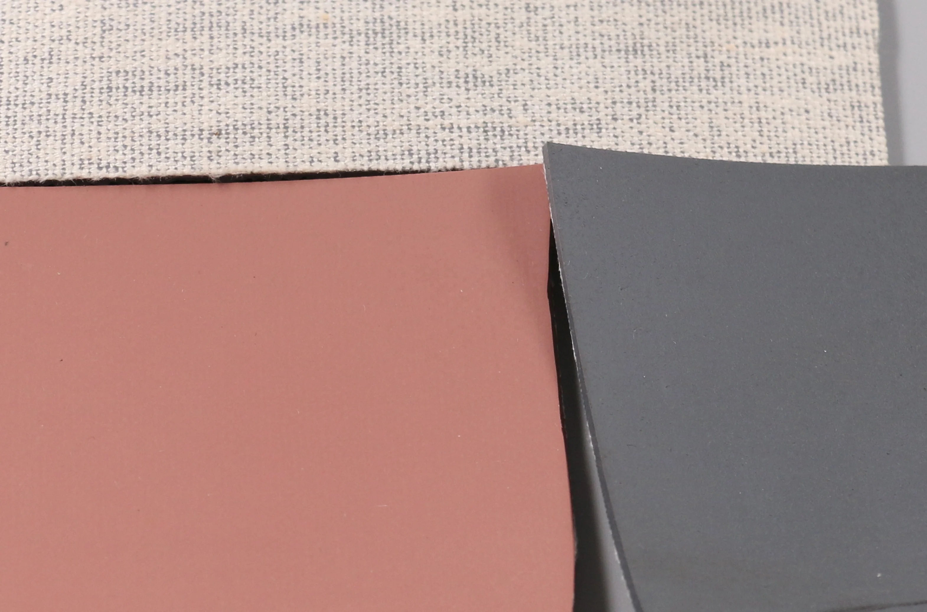 Wholesale Custom Scrim Cloth Plain 100% Polyester Woven Grey Fabric for Leather Backing