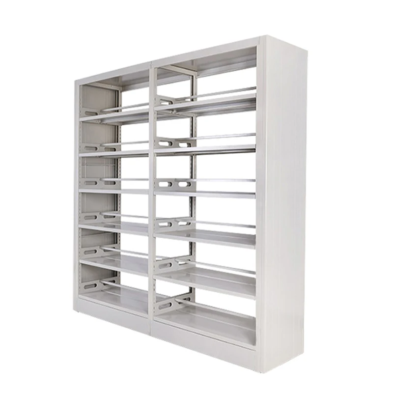 
Hot Item Heavy Duty Wood And Metal Library Wooden Steel Simple Dustproof Bookshelf 