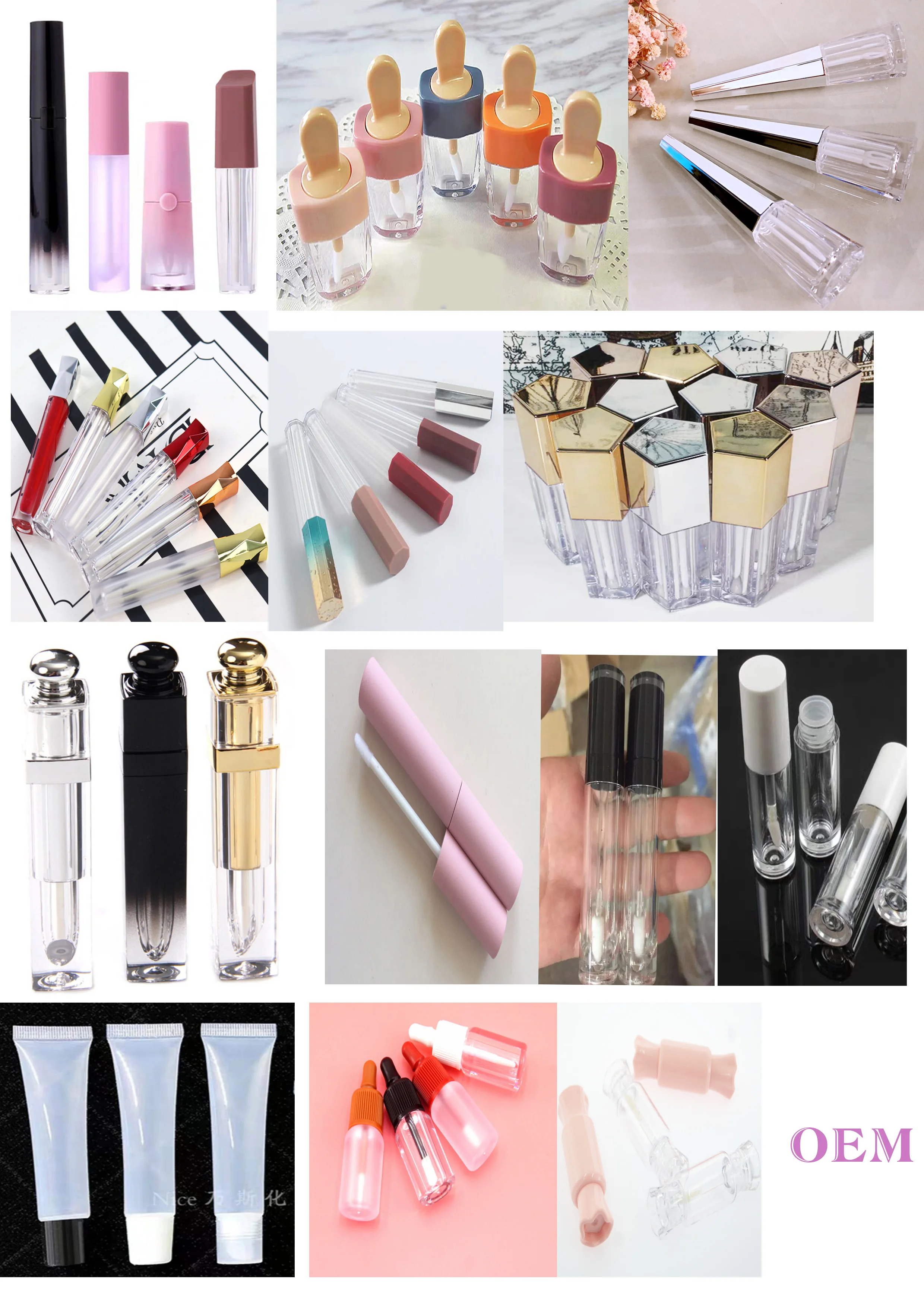 
10ML 15ML Plumping Vegan Lipgloss Mint Flavor Base Squeeze Tube With Private Label Nude Lip Gloss Vendor 