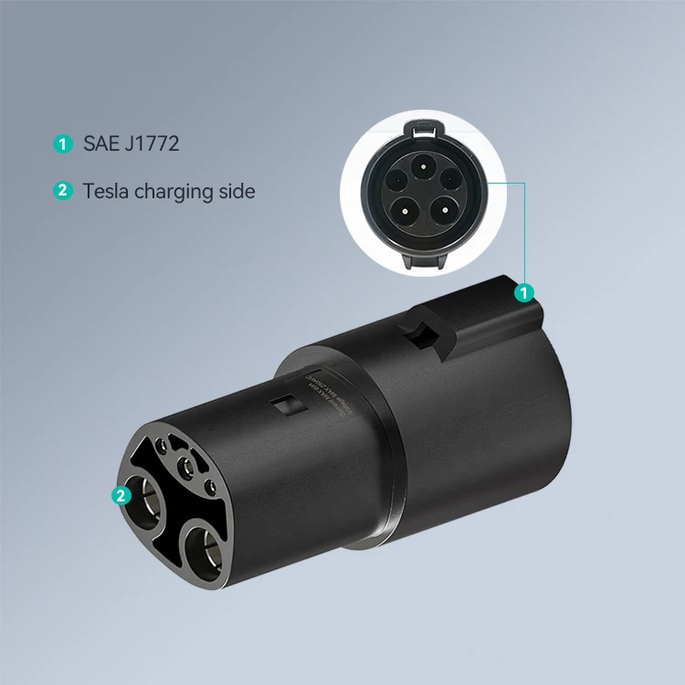 Soonplus for Tesla J1772 to Type2 IEC62192 Model3, Y, X, S Charging Adapter 32 AMP / 250V