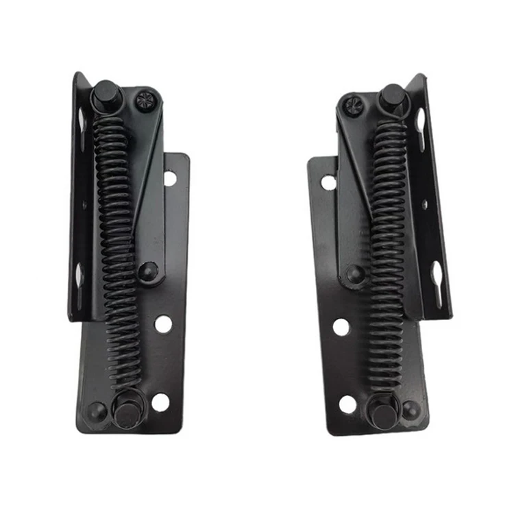 Hot sale furniture sofa folding spring hinge 80 degree cabinet door flip support cabinet door hinge