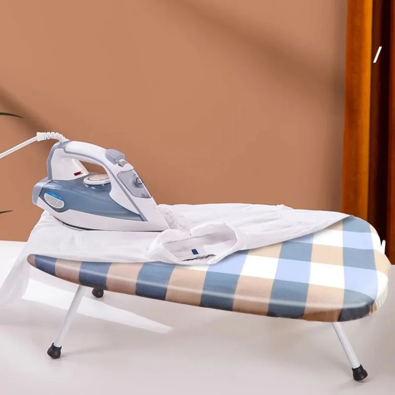 Mini Household Ironing Board Rack Easy-to-Use Foldable Metal Board for Wardrobe Customizable Colors for Ironing Clothing