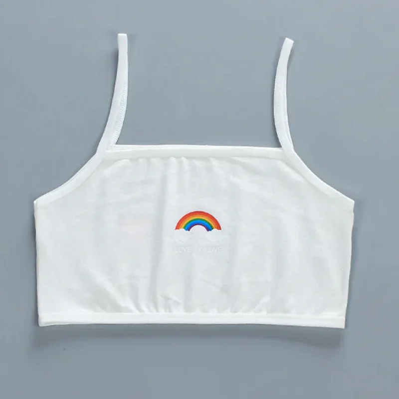 Summer Kids Underwear Comfortable Breast Care Bra for Girls Teens Stylish and Cool Training Vest