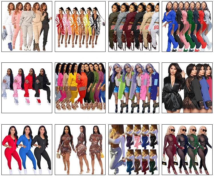 2021 Hot Sell Summer 2 Pieces Set Top And Pant Bodycon Lucky Label Two Pieces Short Sets Women Sweat Suits Two Piece Pants Set