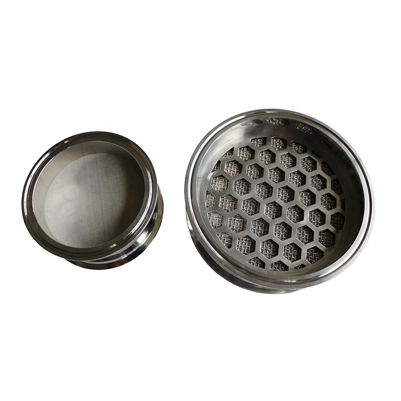 Closed Loop Extractor Part 5 micron 3 inch Sintered Triclamp Spool Filter Plate for CRC Filter Column