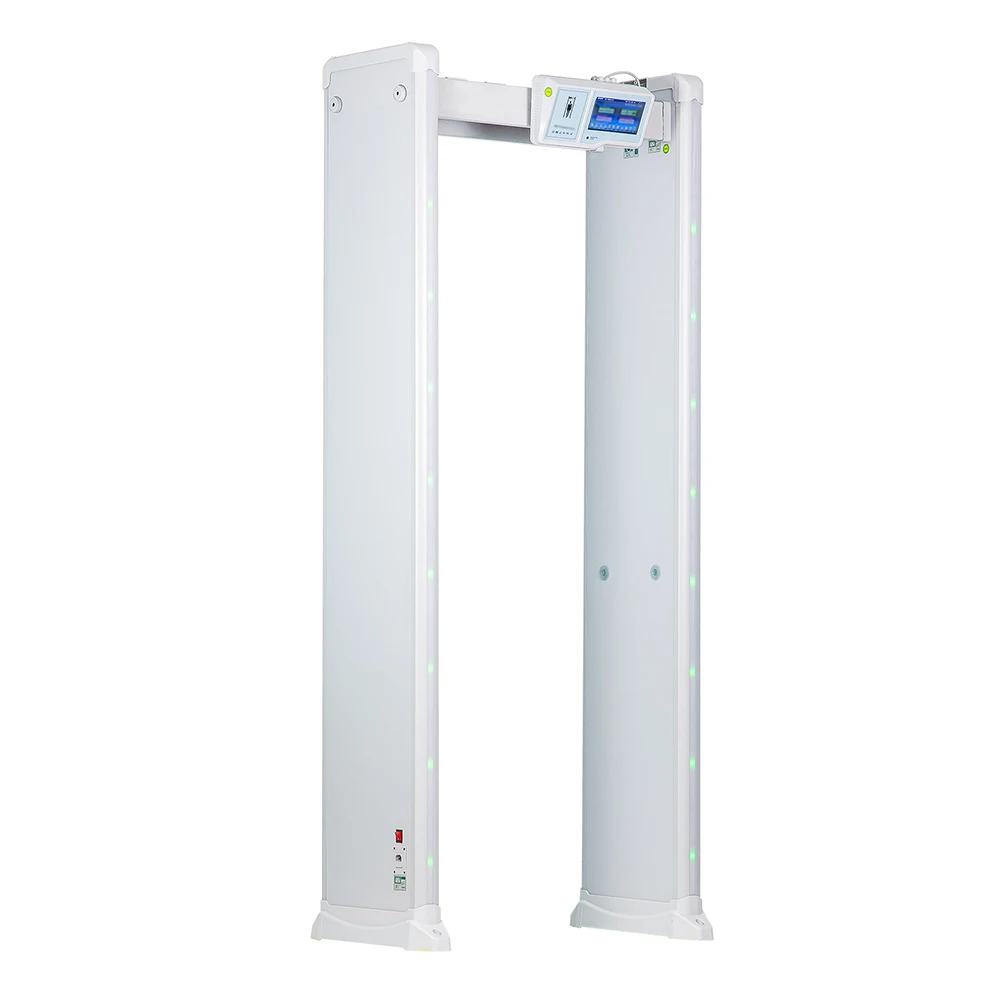 Factory Direct Selling Price 6 12 18 Detect Zone High Sensitivity Walk Through Metal Detector Gate