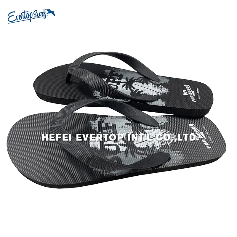 Wholesale flop anti-slip pe board sublimation flip flops slippers flip-flops slippers for men