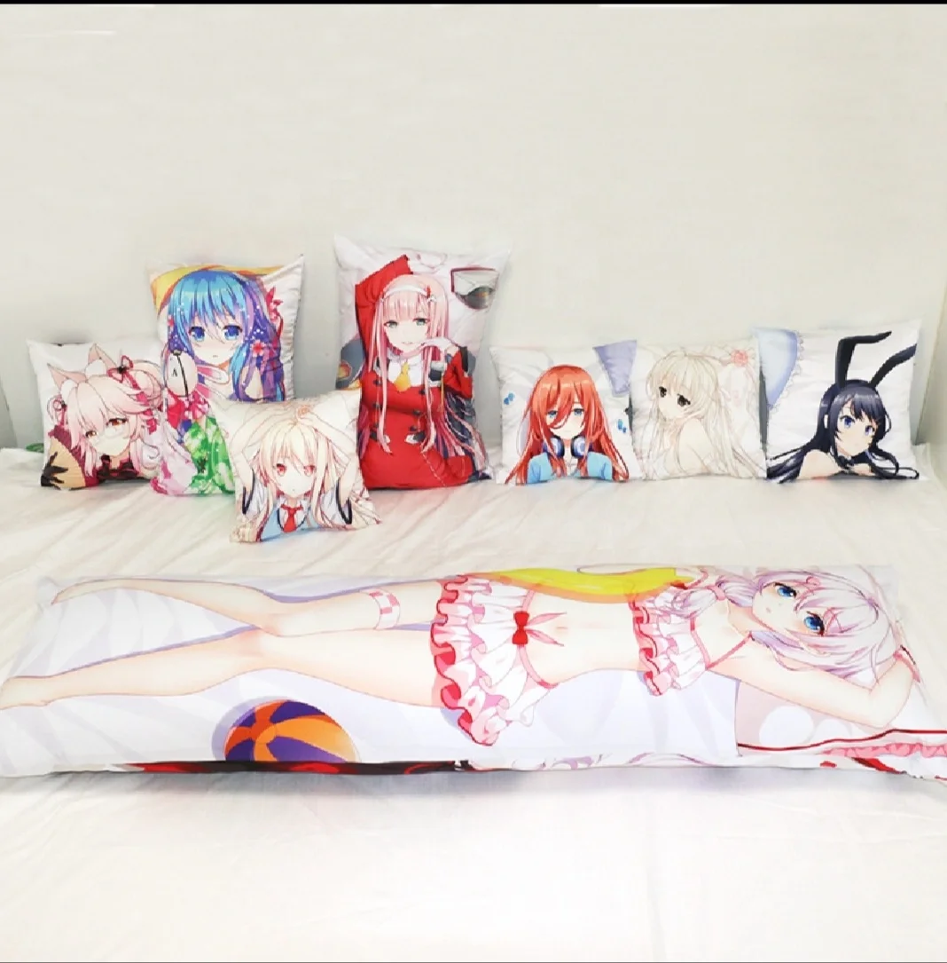Japanese Anime Body Pillow DIY High Quality Long Body Pillow Custom Dakimakura Hot Sale High Quality Beautiful Body Pillow