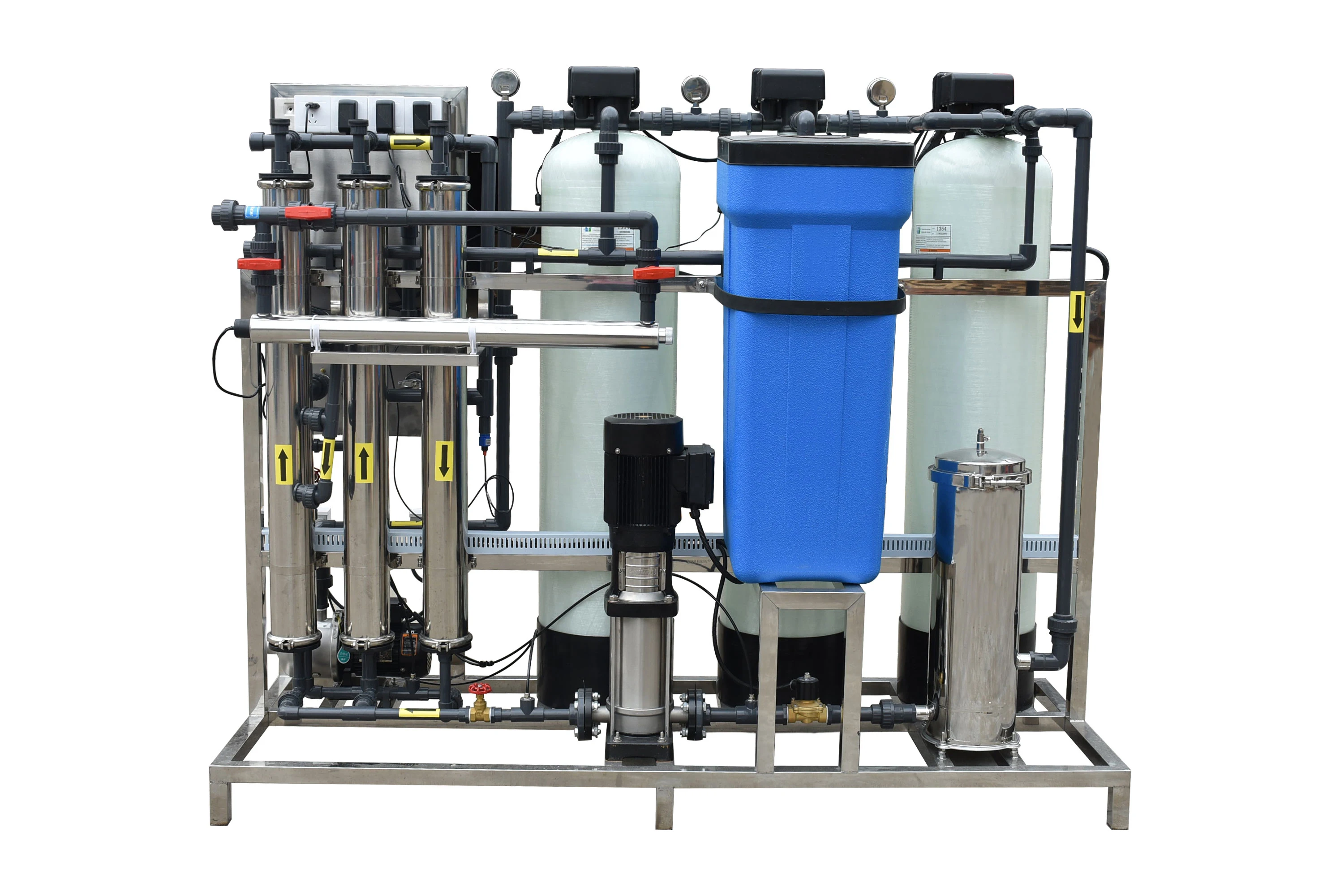 500lph RO Reverse Osmosis Drinking Water Purification PlantWater Purifier with RO Deionized Water Treatment Machine