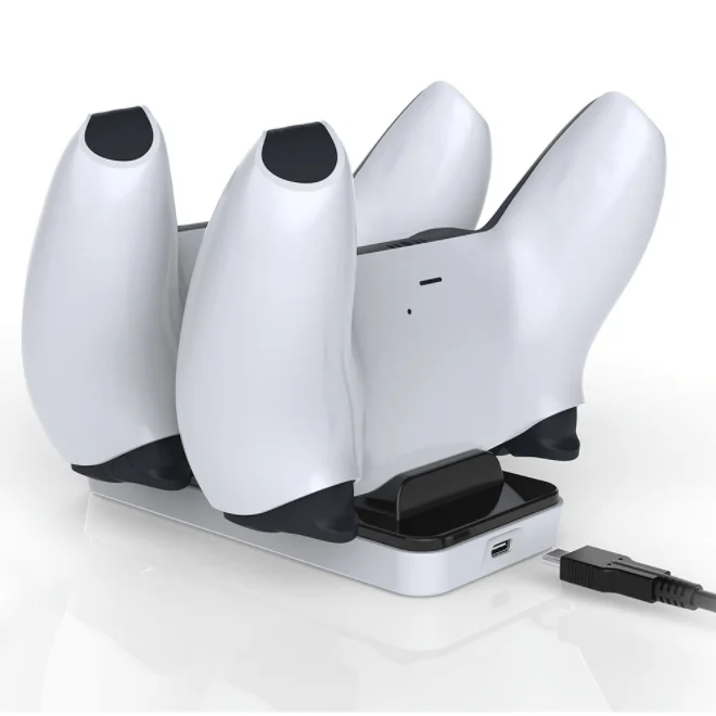 Dual USB PS5 Controller Charging Station Dock for Sony Playstation5 Controller, PS5 Controller Charger