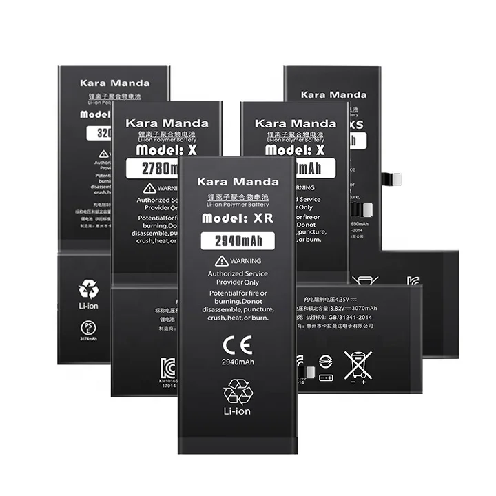  Фабрика OEM батареи сотового телефона для iphone 5 5s 5c 6 6s plus 7 8 X 11 аккумулятор оригинальная емкость Замена
