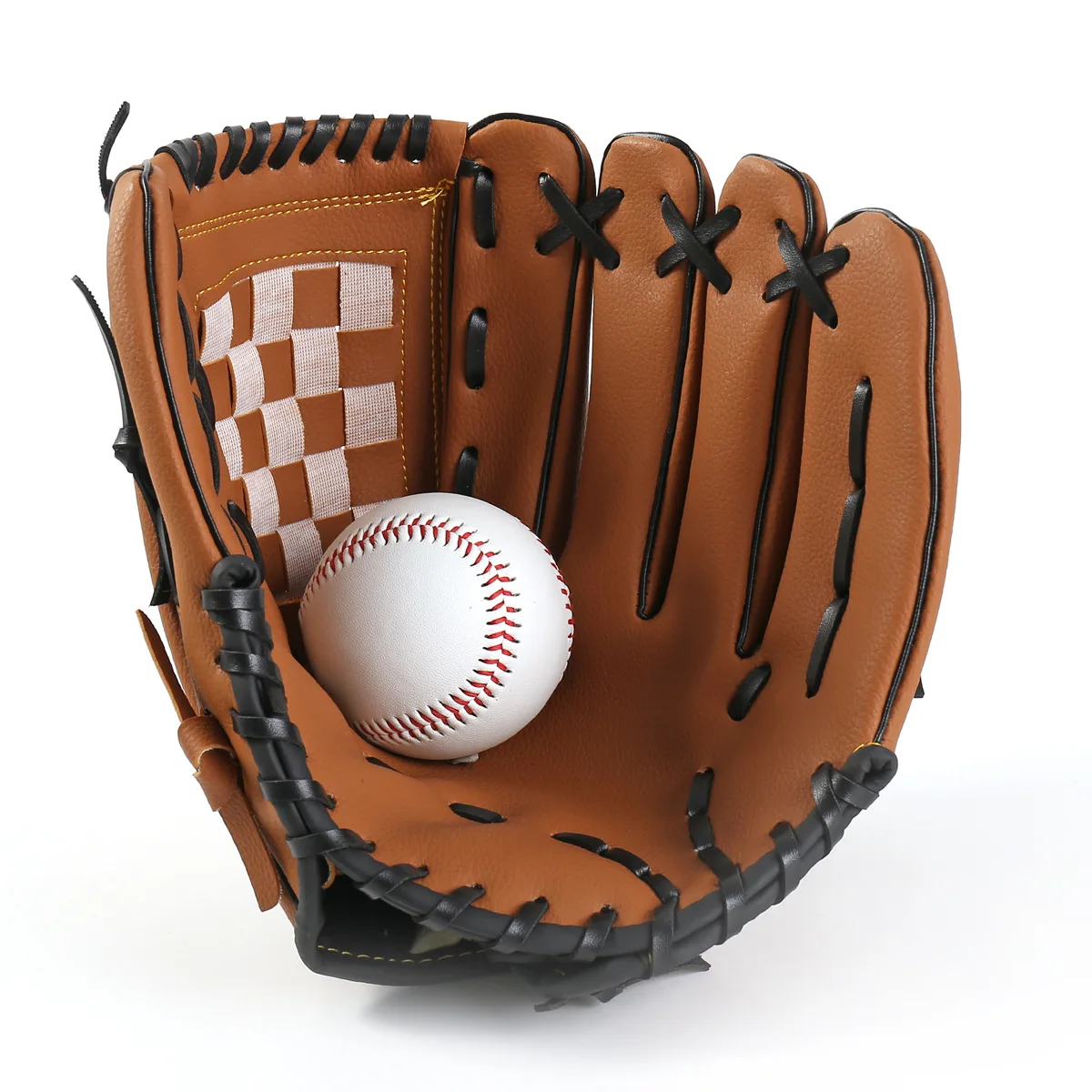 China factory suppliers Practical Entertainment children adult Leather Baseball Glove Baseball