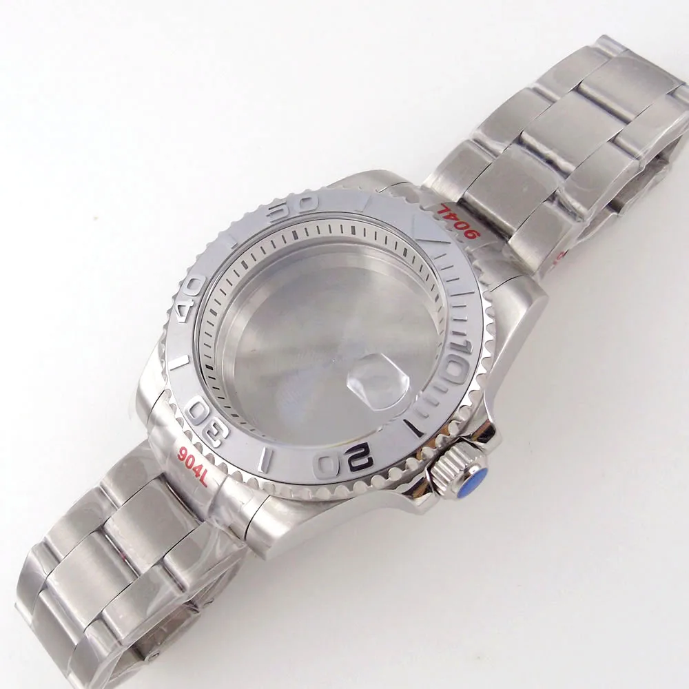 Новинка чехол для часов BLIGER Sapphire Crystal Diver 40 мм подходит ETA 2824 NH35A