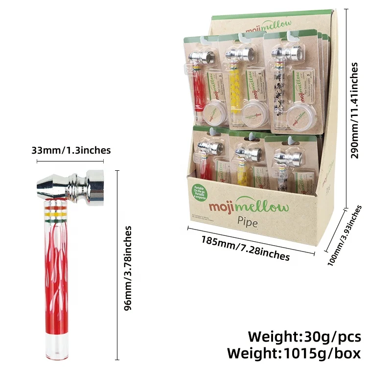 Mojimellow инвентарь курение травы Аксессуары стеклянная труба