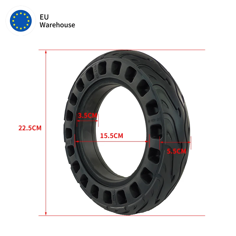 EU Warehouse 10* 2.125 Solid Tire High Performance 10 Inch Solid Tyre For Electric Scooter Bike Motorcycle Solid Wheel Tires