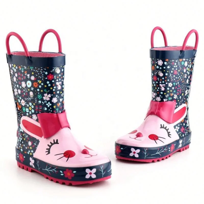 Most Popular Easy-on handle baby  rubber boots