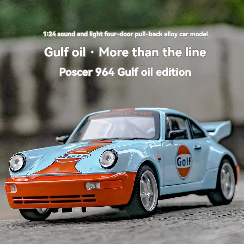 Diecast toys car Por-sche metal model car classic kid toy hobby car with Simulated sound lighting