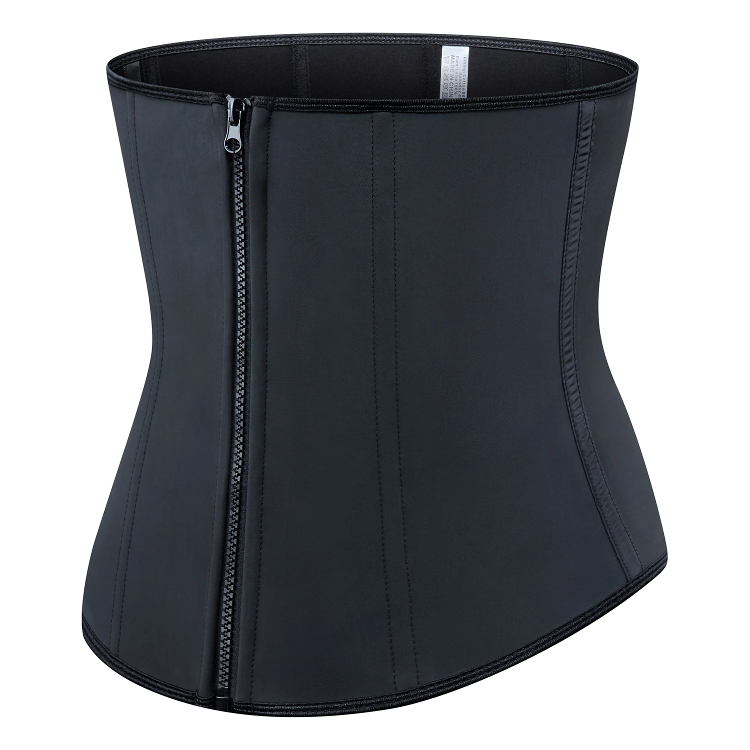Custom LOGO/oem/odm Women Zip and 4-breasted buttons Wholesale Plus Size Shapewear High Waist Trainer and belt detachable