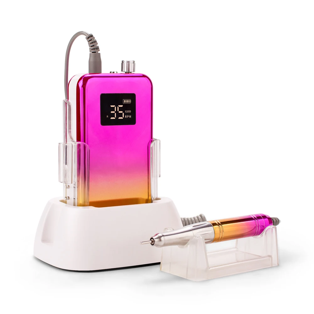 New Style Professional Coreless Motor High Speed Nail Sander Drill Files Manicure 35000rpm Strong Nail Drill Machine