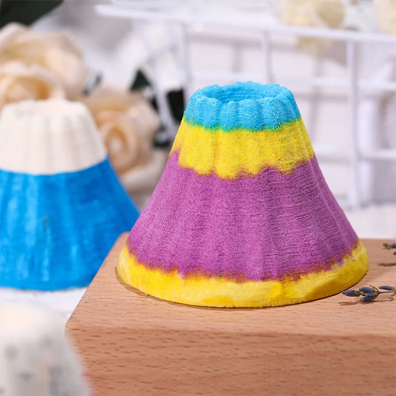 Round Bath Bomb Supplier Bath Foam Bubble Set Single Color Gift for Baths Customized