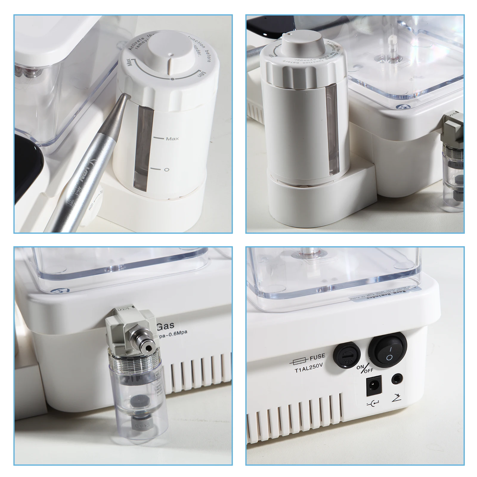 Dental Ultrasonic Scaler Unit Periodontal Water System Piezo & Air Flow fit E-M-S for Scaling/Perio/Endo/Sandblasting/Implant