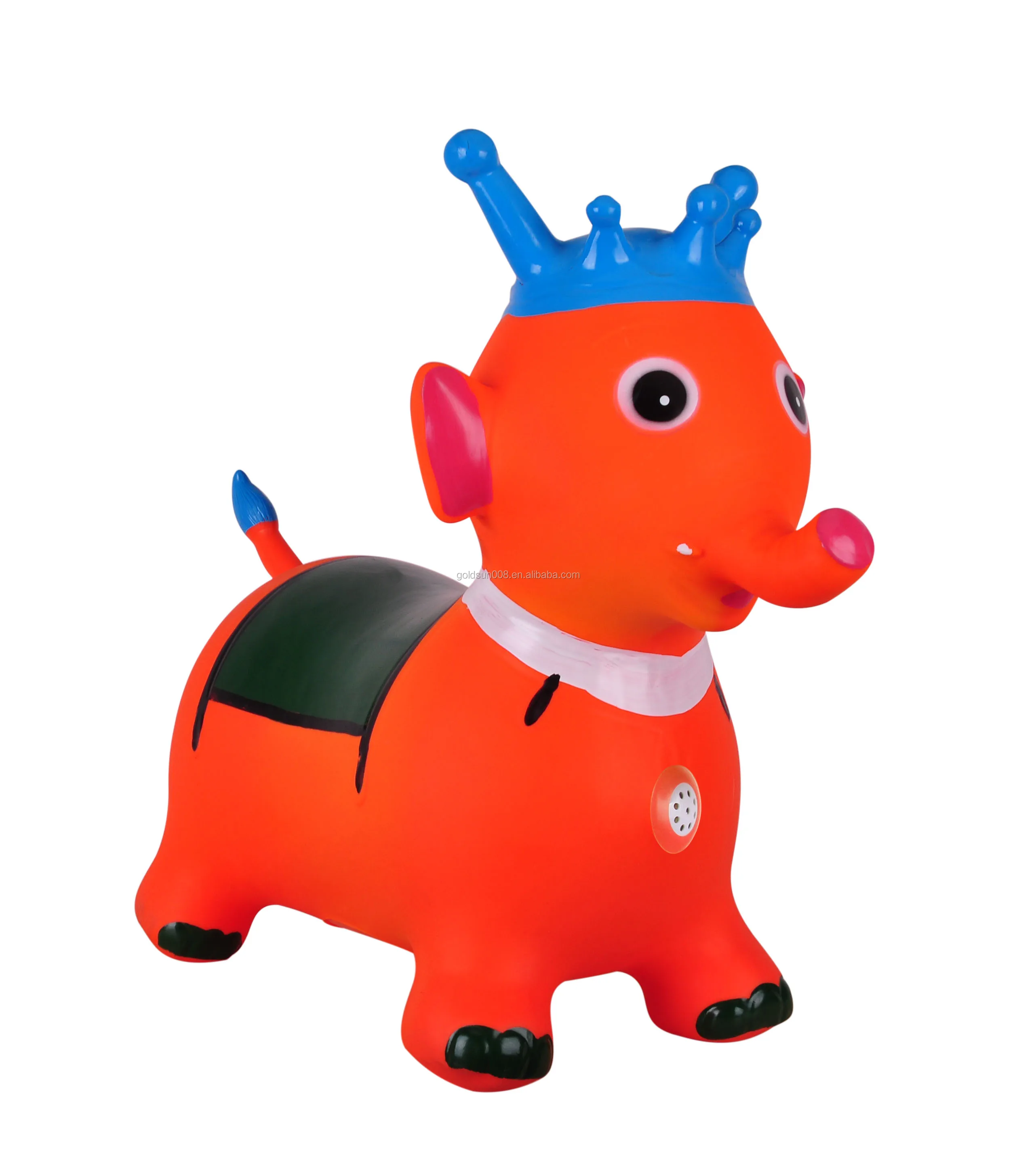 Wholesale inflatable hopper PVC bouncing animal toys for kids