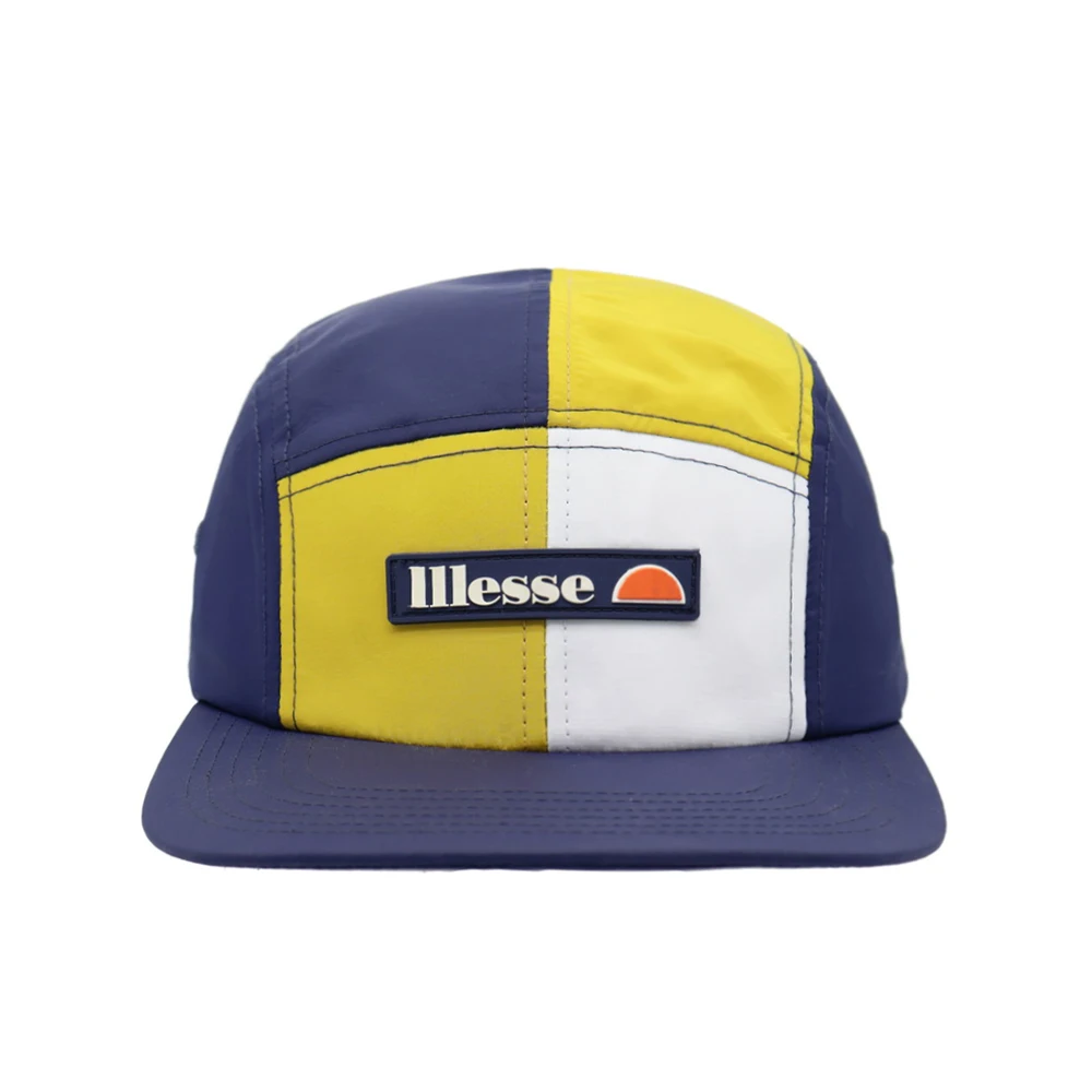 100% nylon spliced rubber patch flat brim unstructured outdoor running sports snapback melon caps hats with nylon band strap