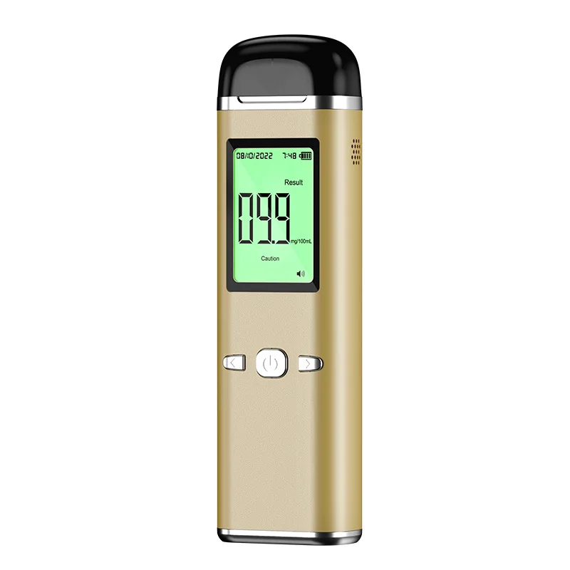 Breathalyzer Professional-Grade Alcohol Tester with Memory and Warning Function for Personal and Professional Use