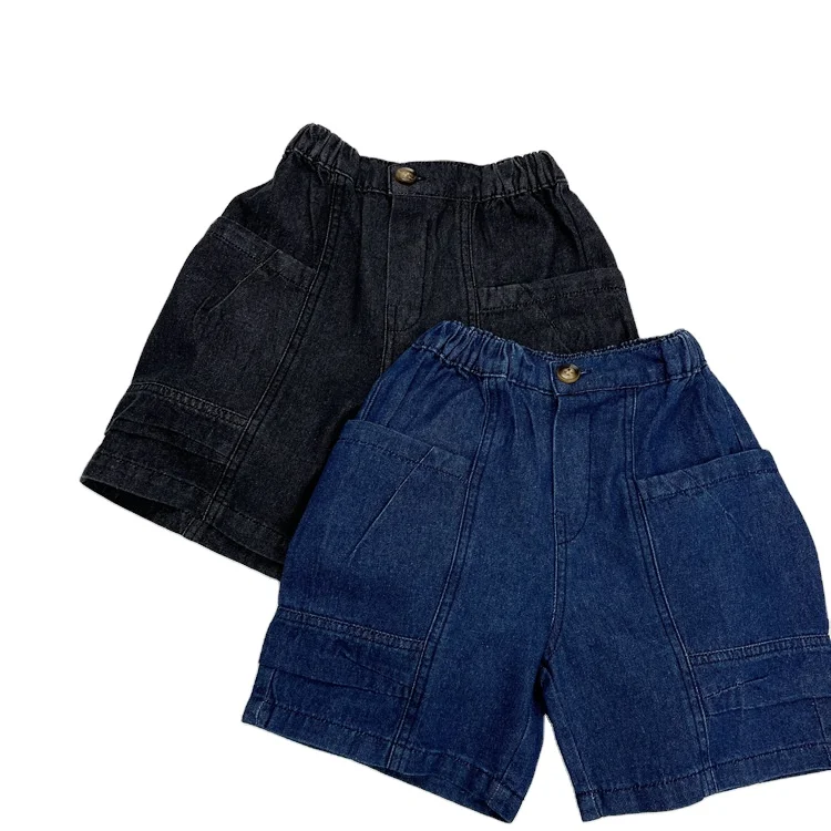 HXFS INS пользовательские Австралия детские шаровары с большими карманами Унисекс Укороченные Брюки Джинсы повседневные брюки карго джинсовые