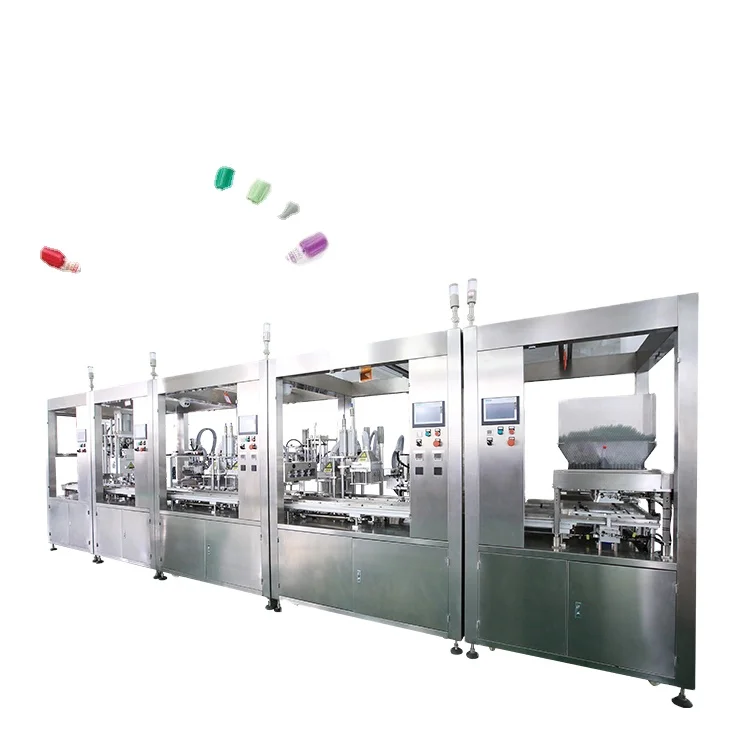 Blood Test Purple EDTA K3 Vacuum Blood Collection Tube Assembly Machine Blood Test Tube Filling Labeling and Packing Machine