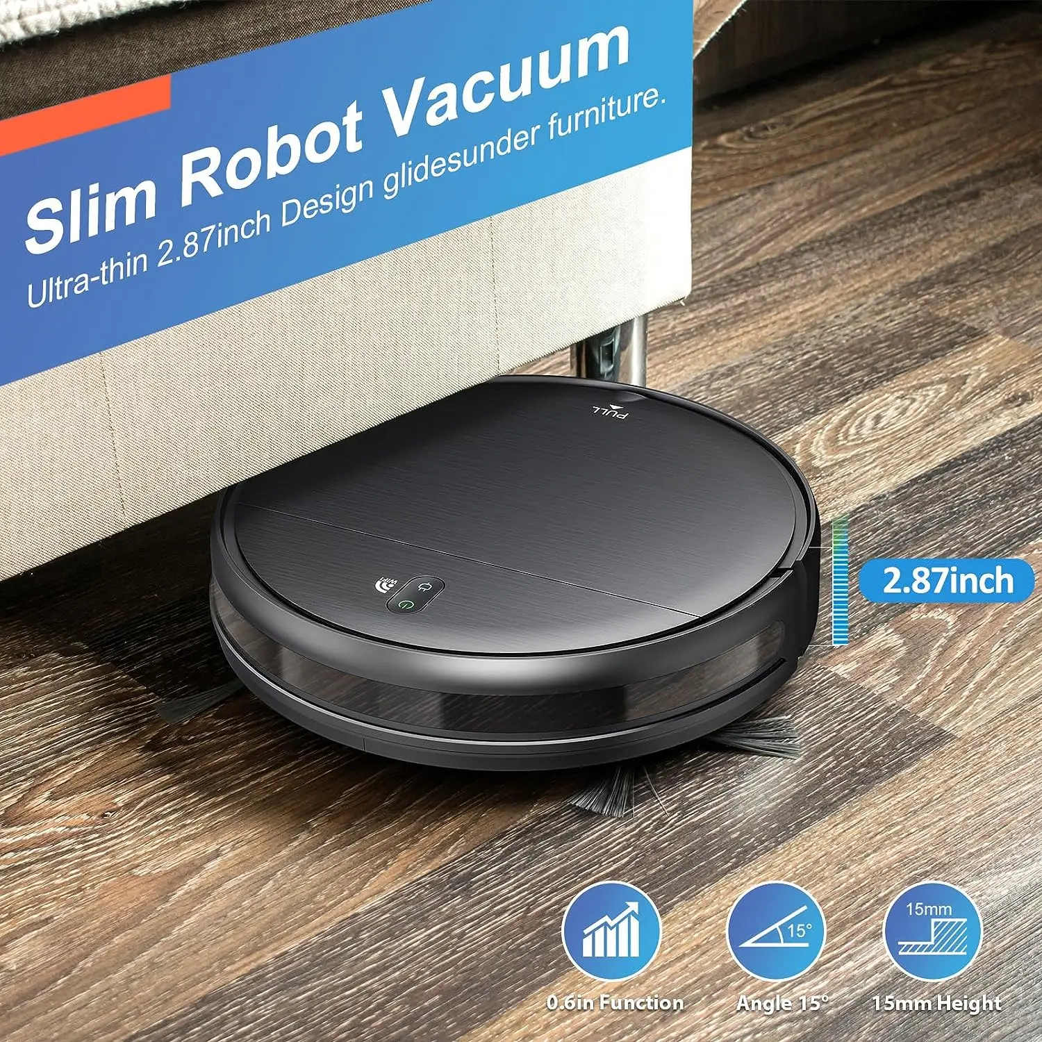ONSON Robot Vacumn Mop Pet Hair Cleaning Self Charging Smart Vacuum Cleaner