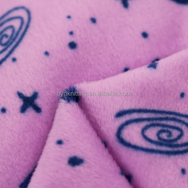 Microgram вес две стороны спандекс супер мягкий бархат/Velboa ткань печать супер мягкий