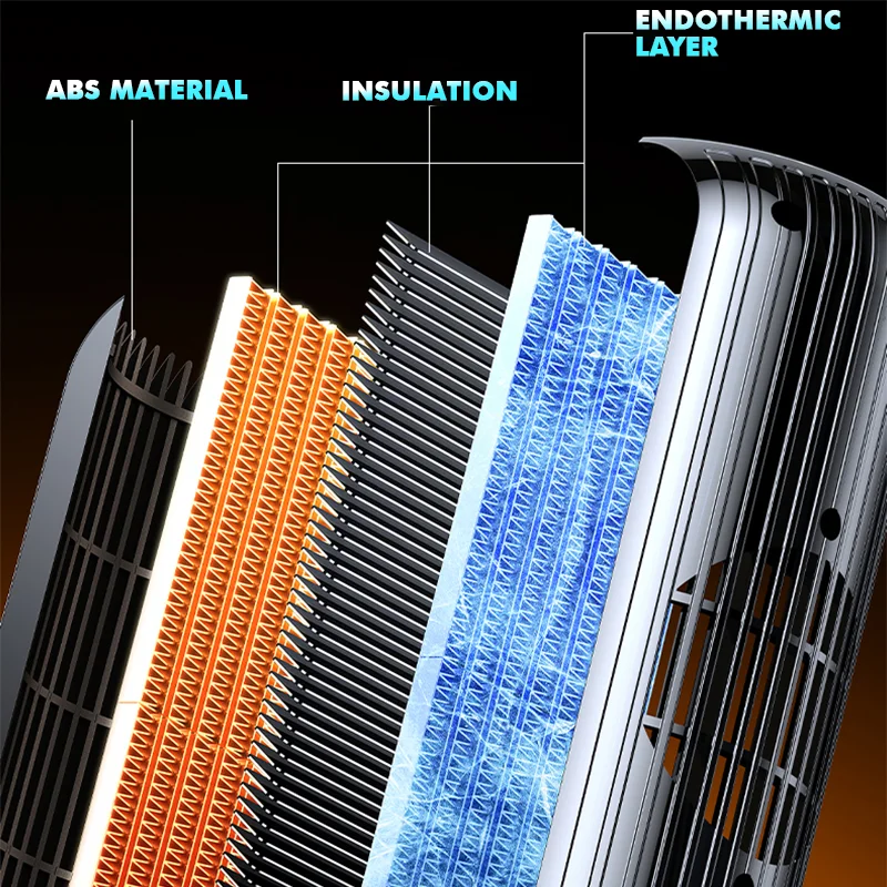 Portable Warm Air Blower Ptc Fast Heating Room Winter Desktop 1000w Rotatable Infrared Human Body Induction Electric Fan Heaters