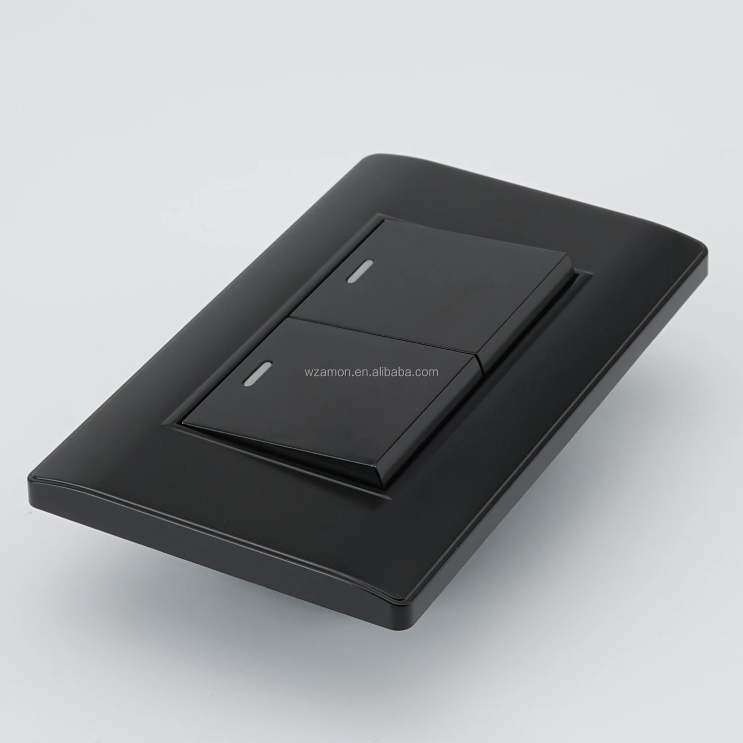 New modern brushed 118  black usb power wall charger socket with usb ports connector