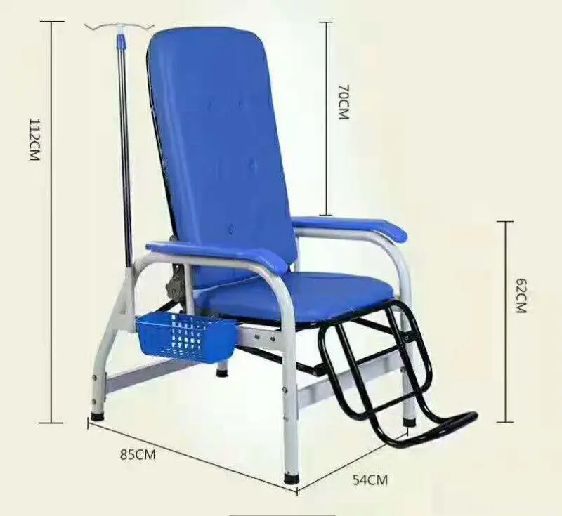 medical Dialysis Chair clinic transfusion chair medical waiting chair with IV pole
