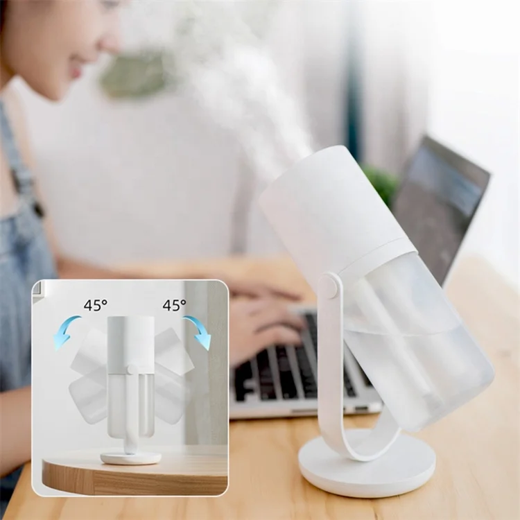 S07 hot sale USB charging mist night light humidifier 450ml large spray car home air dual spray humidifier