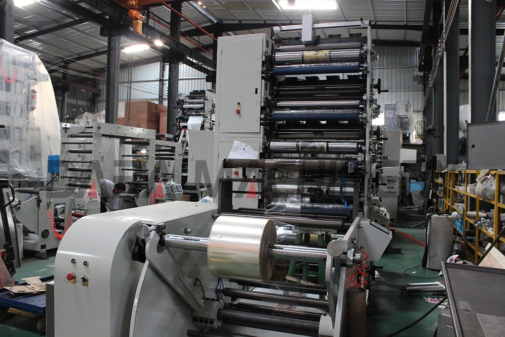 DINGYU Flexo digital self adhesive label film bopp printing machine