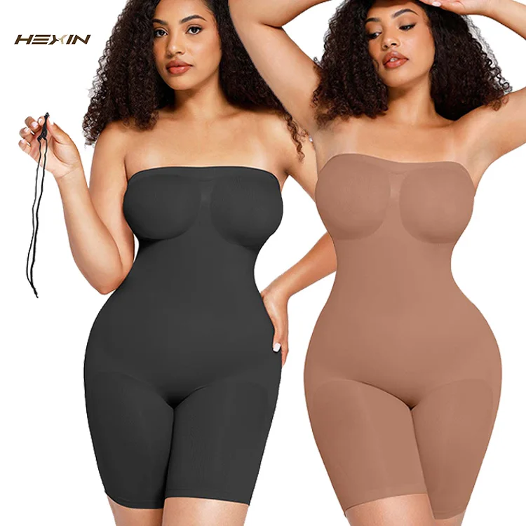 Wholesale Butt Encaseer Seamless Full Body Shaper for Women Plus Size Shapewear Thin Waist Trainer Bodysuit