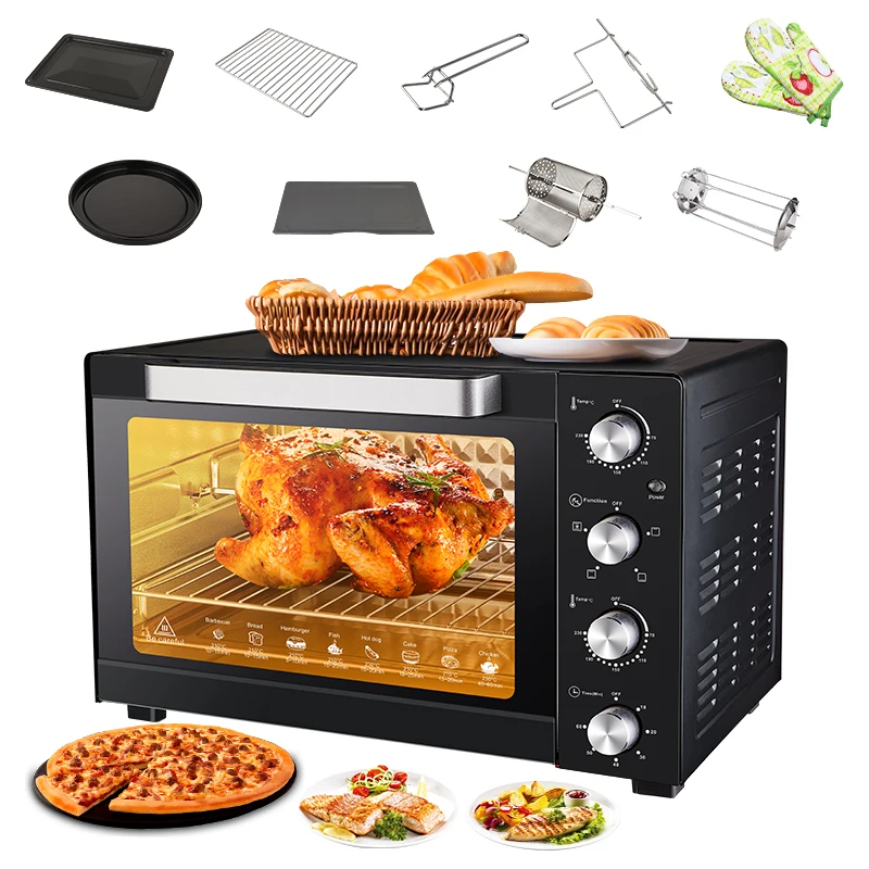 Mini Electric Oven Roast Grill Toaster Baking Machine Steak Fried Eggs Omelette