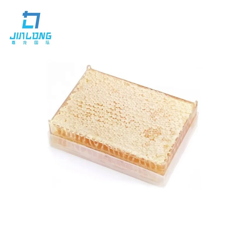 Best supplier raw honeycomb in 500g plastic cassette box for health
