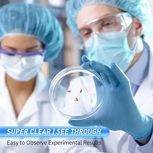 MDHC Wholesale Petri Dish for Distortion-free Abservation Under Microscopic Examination