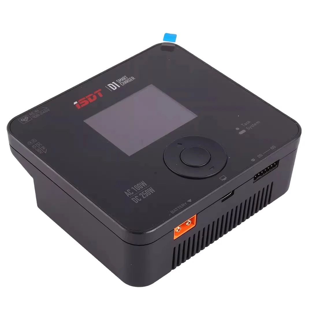 ISDT D1 Двухрежимная сбалансированная зарядка DC250W/AC100W1-6s модель самолета литиевая 10A зарядное устройство