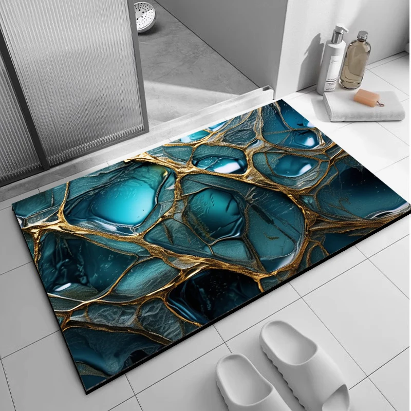 (Chakme) Wholesale Diatom Mud Bath Mat Non Slip Magic Matt Modern Luxury Diatomite Stone Bath Mat  alfombra de bano