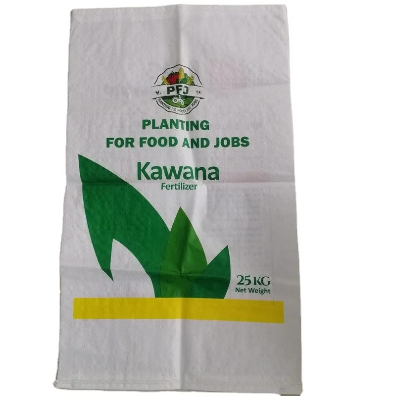High Quality 25kg Polypropylene Woven Flour Rice Sack Raffia PP Woven Bag 50kg
