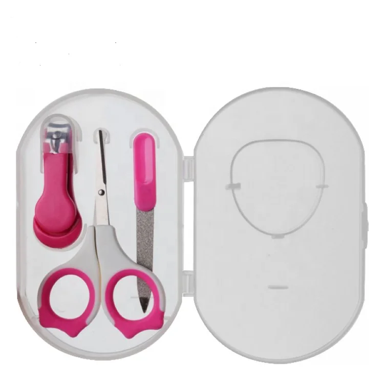365T Trade Assurance 3 in 1 Children Safe Care Baby Manicure Kit Nail Scissors Set