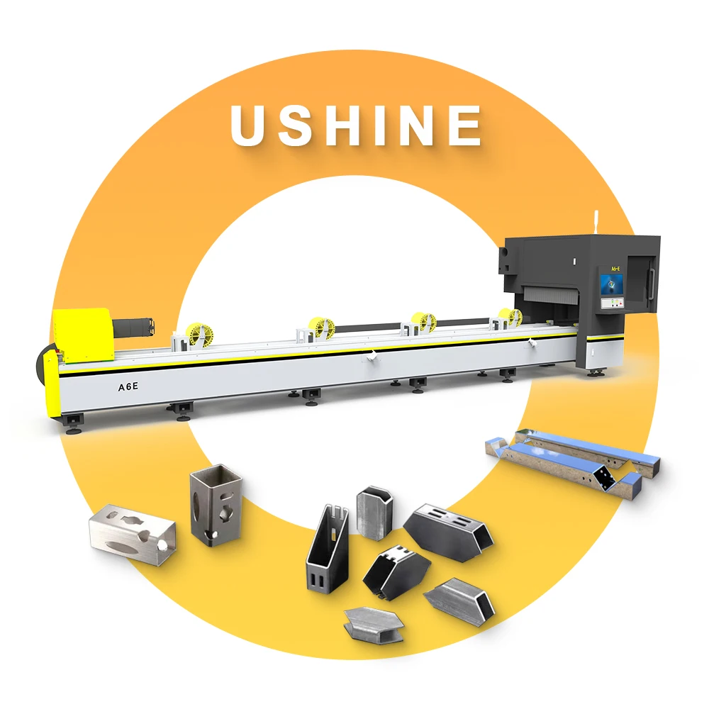15-800mm diameter round square rectangle angle H beam carbon steel metal tube pipe fiber laser cutting machine factory price